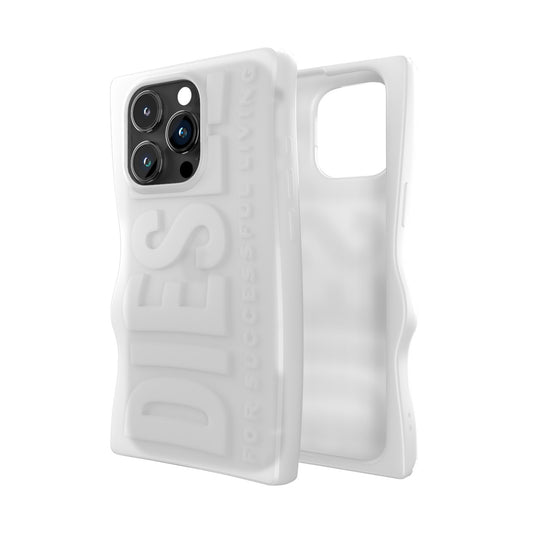 iPhone15Proケース D By Silicone ミルキーホワイト