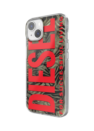 DIESEL iPhone14/13ケース Biscotto Camo レッド