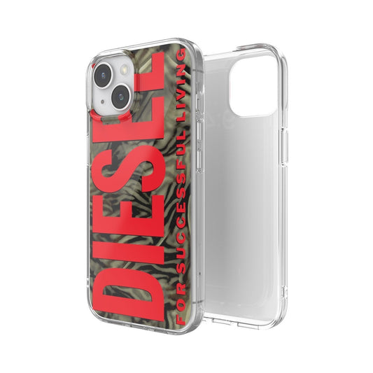 iPhone15ケース Biscotto Camo レッド