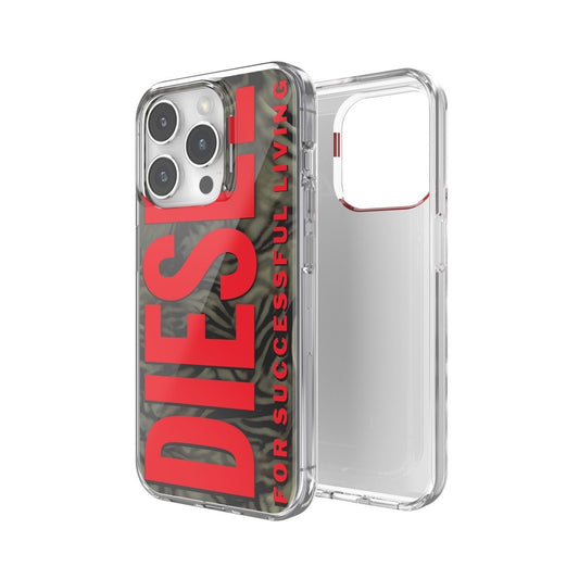 iPhone15Proケース Biscotto Camo レッド