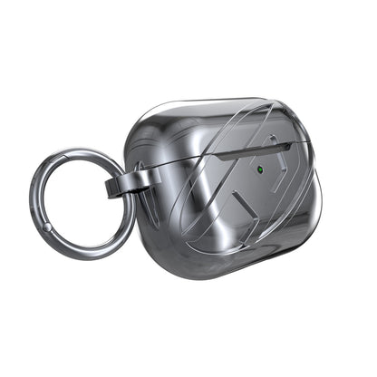 AirPods Proケース Oval D GLOSSY シルバー