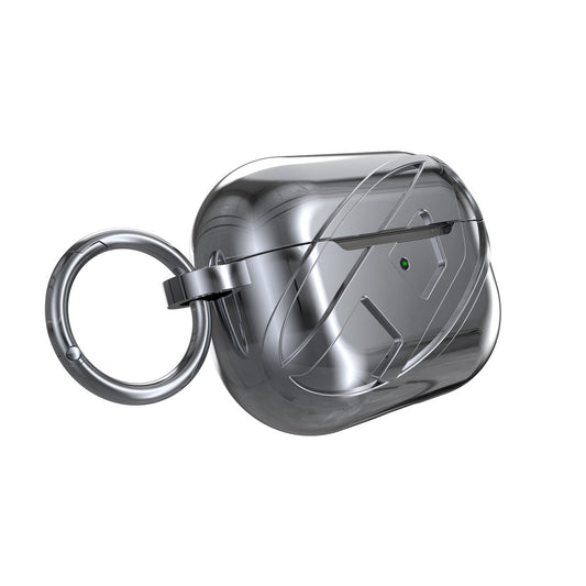 AirPods Proケース Oval D GLOSSY シルバー