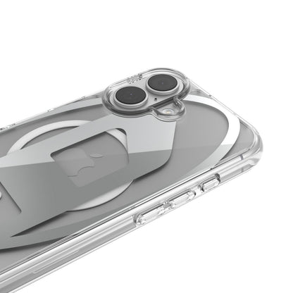 iPhone 17ケース Oval D Metallic Magsafe クリア/シルバー