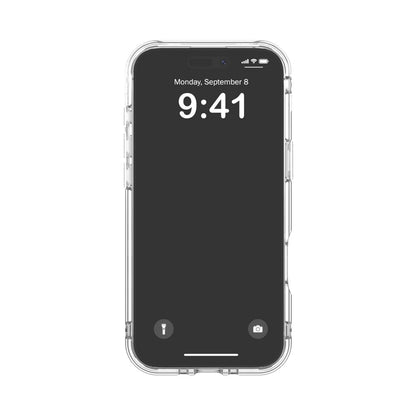 iPhone Airケース Oval D Metallic Magsafeクリア/シルバー