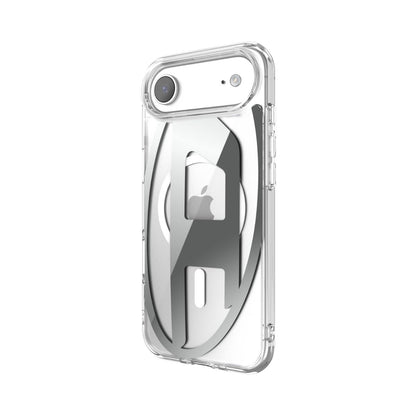 iPhone Airケース Oval D Metallic Magsafeクリア/シルバー