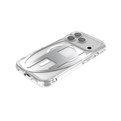 iPhone 17 Proケース Oval D Metallic Magsafe クリア/シルバー