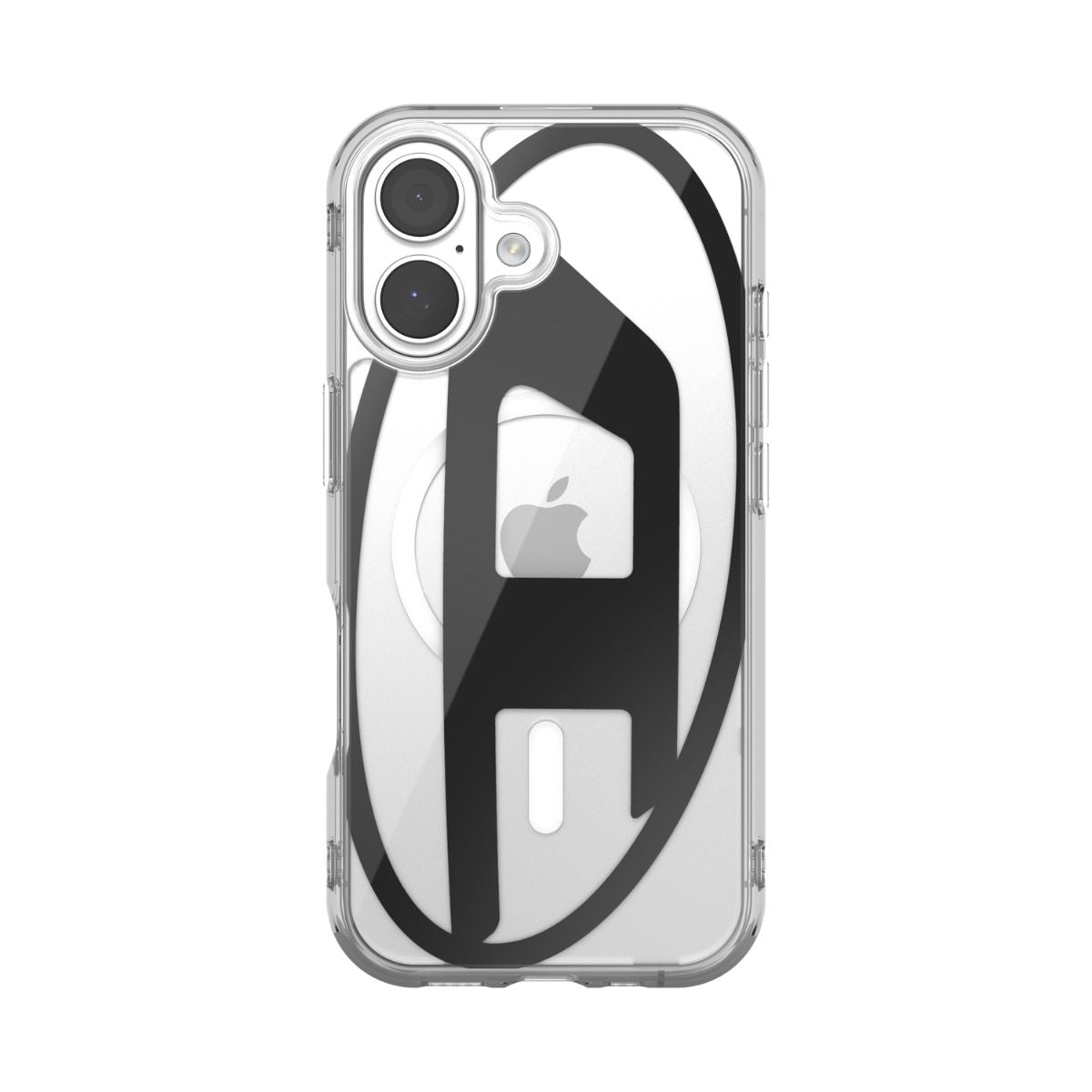 iPhone 17ケース Oval D Metallic Magsafe クリア/ブラック