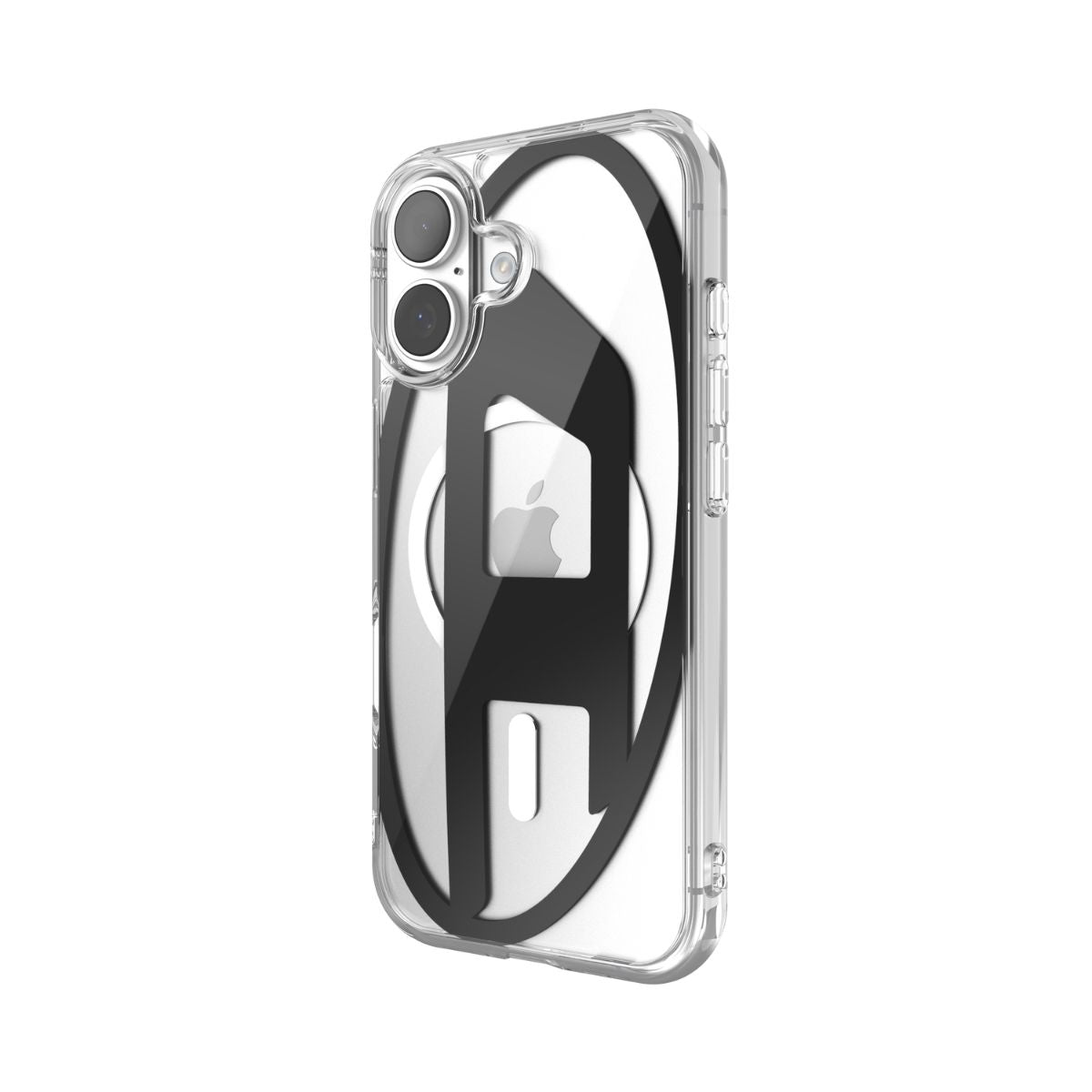 iPhone 17ケース Oval D Metallic Magsafe クリア/ブラック