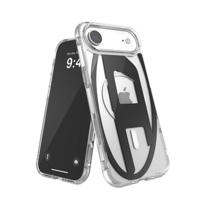 iPhone Airケース Oval D Metallic Magsafeクリア/ブラック