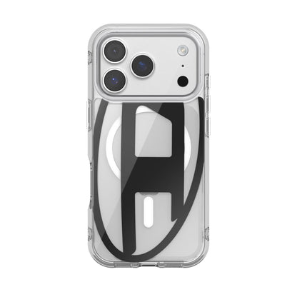 iPhone 17 Proケース Oval D Metallic Magsafe クリア/ブラック