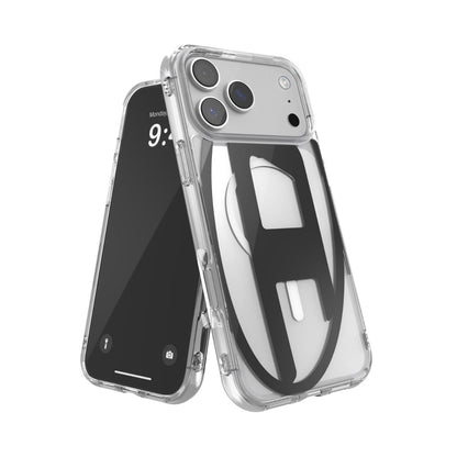 iPhone 17 Pro Maxケース Oval D Metallic Magsafe クリア/ブラック
