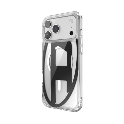 iPhone 17 Pro Maxケース Oval D Metallic Magsafe クリア/ブラック