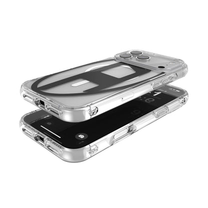 iPhone 17 Pro Maxケース Oval D Metallic Magsafe クリア/ブラック