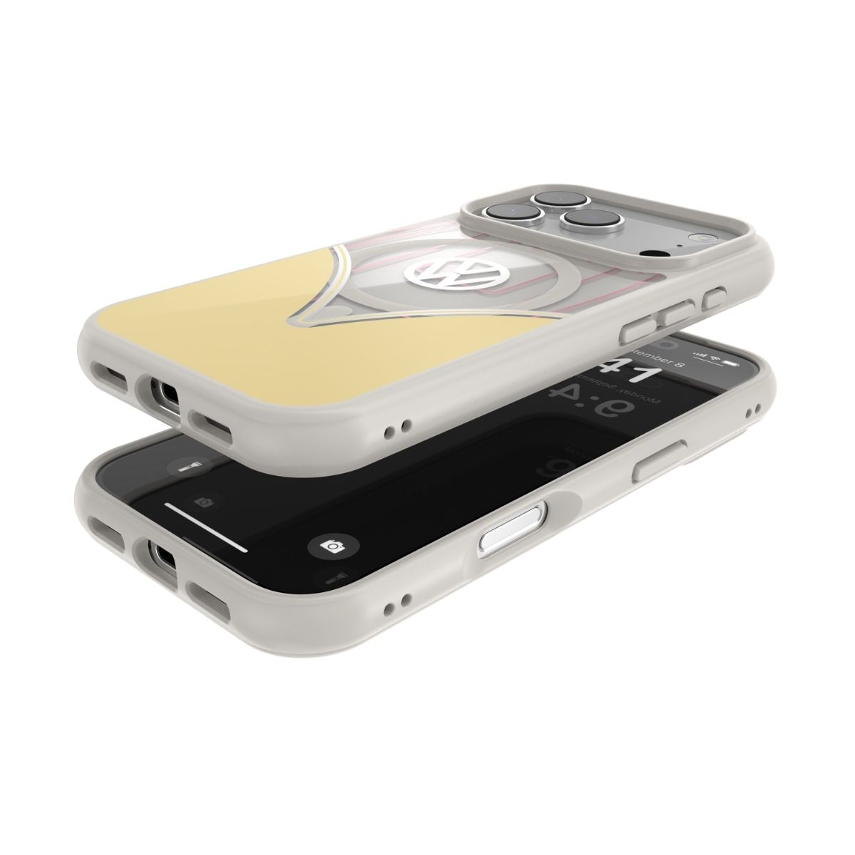 スマートフォン本体 VW iPhone 17 Proケース Volkswagen MagSafe ユーコンイエロー