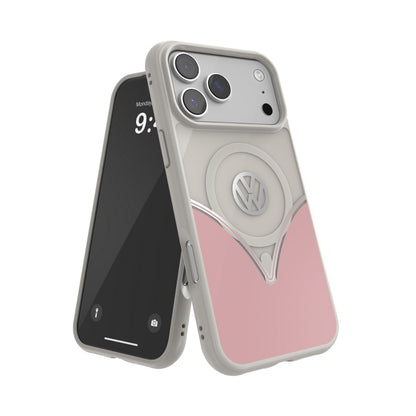 iPhone 17 Pro Maxケース Volkswagen MagSafeパウダーピンク
