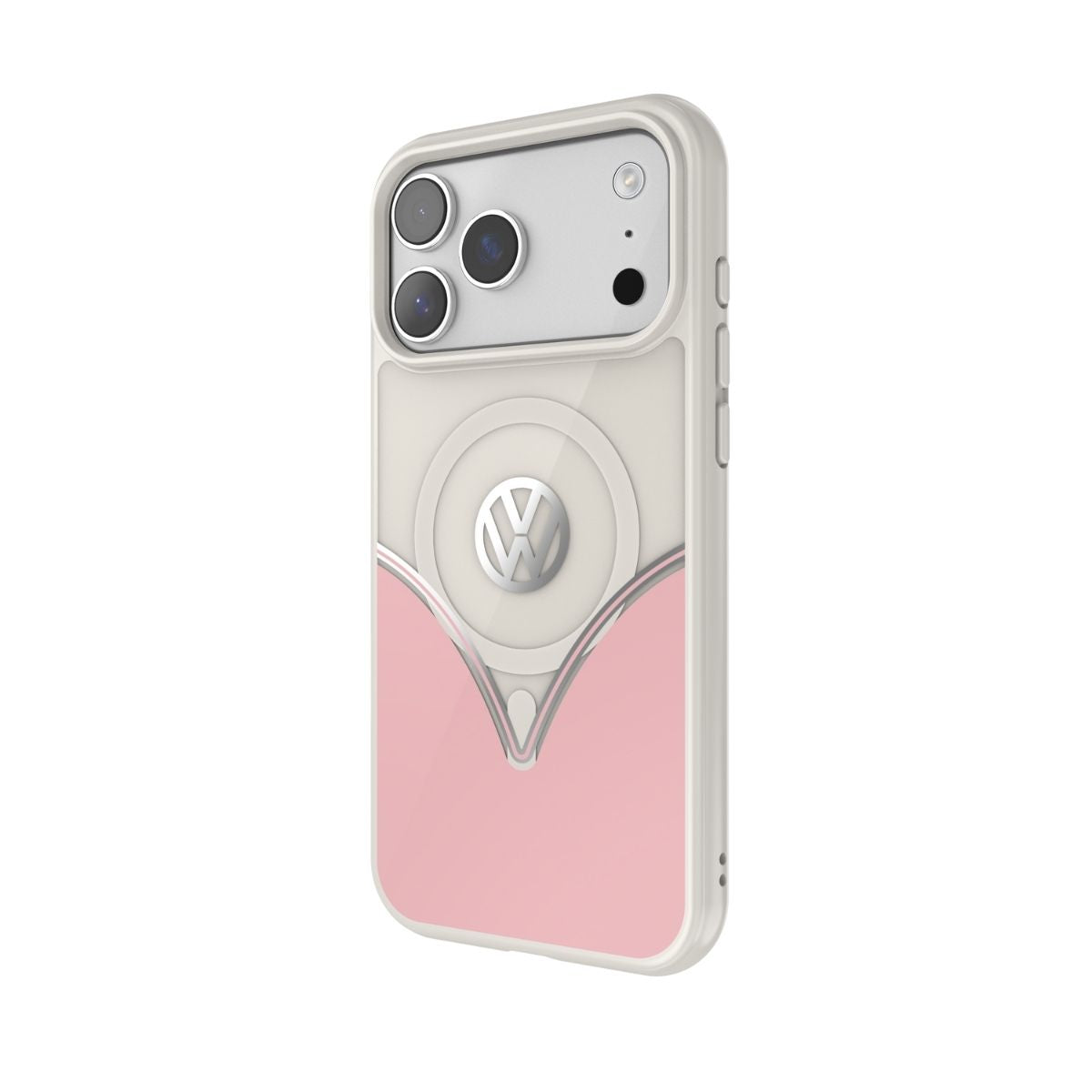 iPhone 17 Pro Maxケース Volkswagen MagSafeパウダーピンク