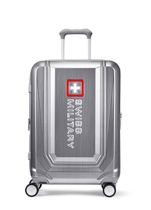 スーツケース Mサイズ 4～6泊 64cm BROQUEL(ブロッケル) メタリックシルバー