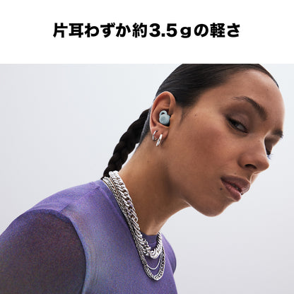 ワイヤレスイヤホン 寝ホン 小型 PORTO True Wireless Earbuds ミッドナイトブラック