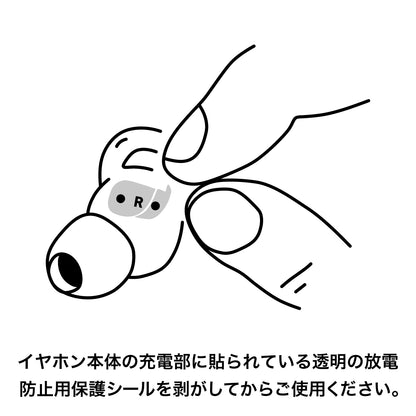 ワイヤレスイヤホン 寝ホン 小型 PORTO True Wireless Earbuds ミッドナイトブラック