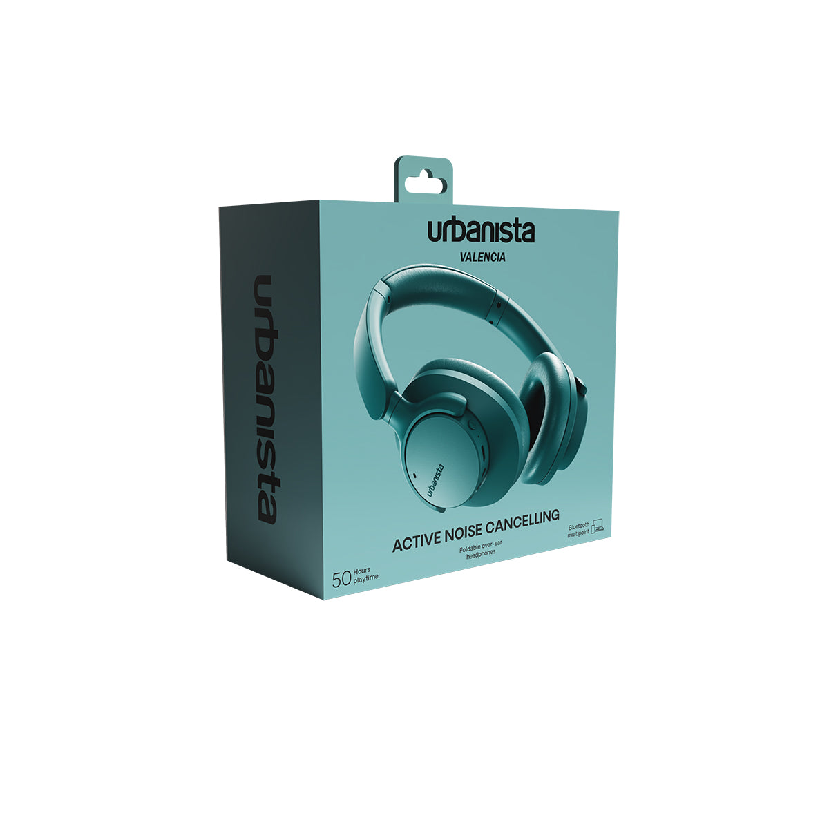 ワイヤレスヘッドホン VALENCIA AUXポート付 ティールグリーン