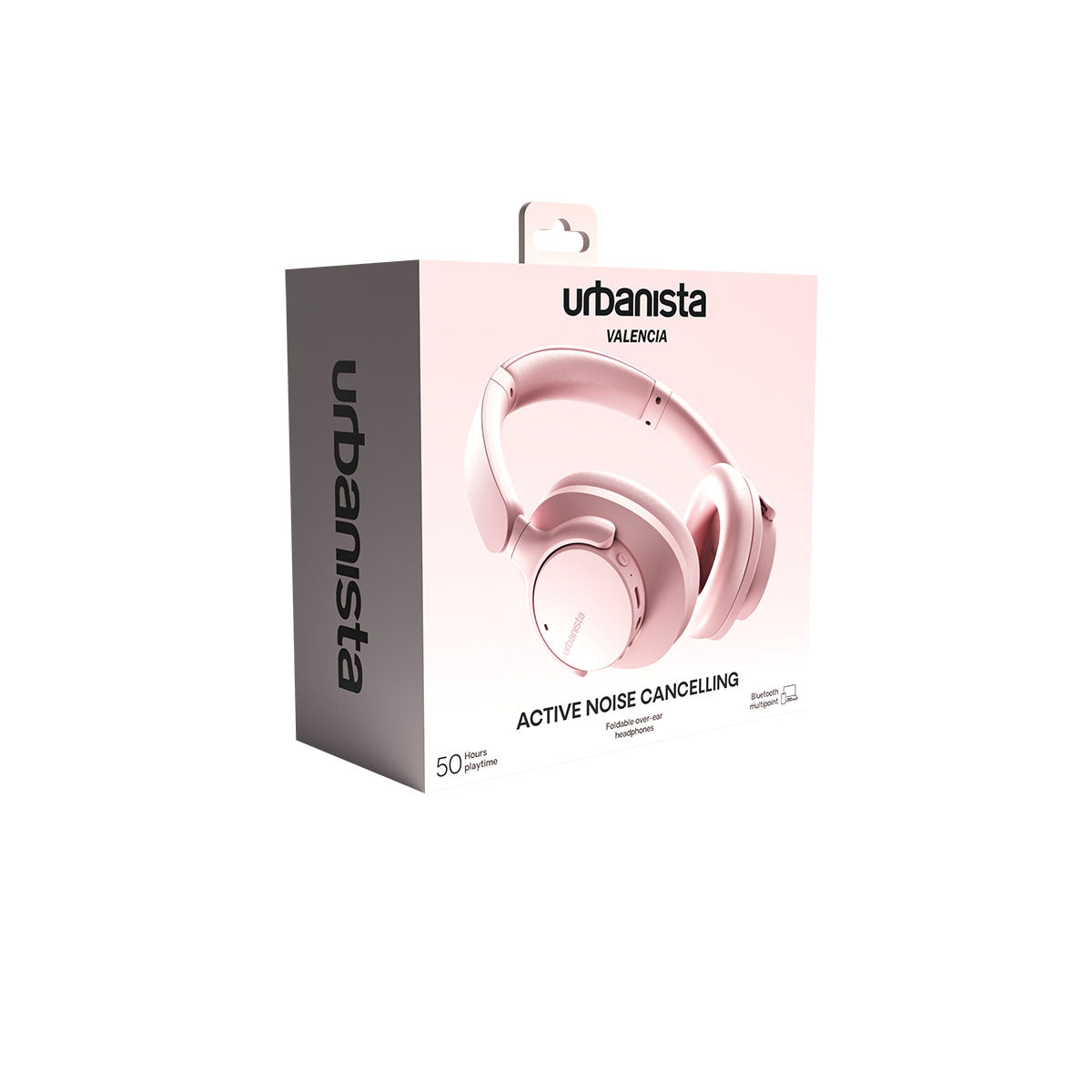 ワイヤレスヘッドホン VALENCIA AUXポート付 パウダーピンク