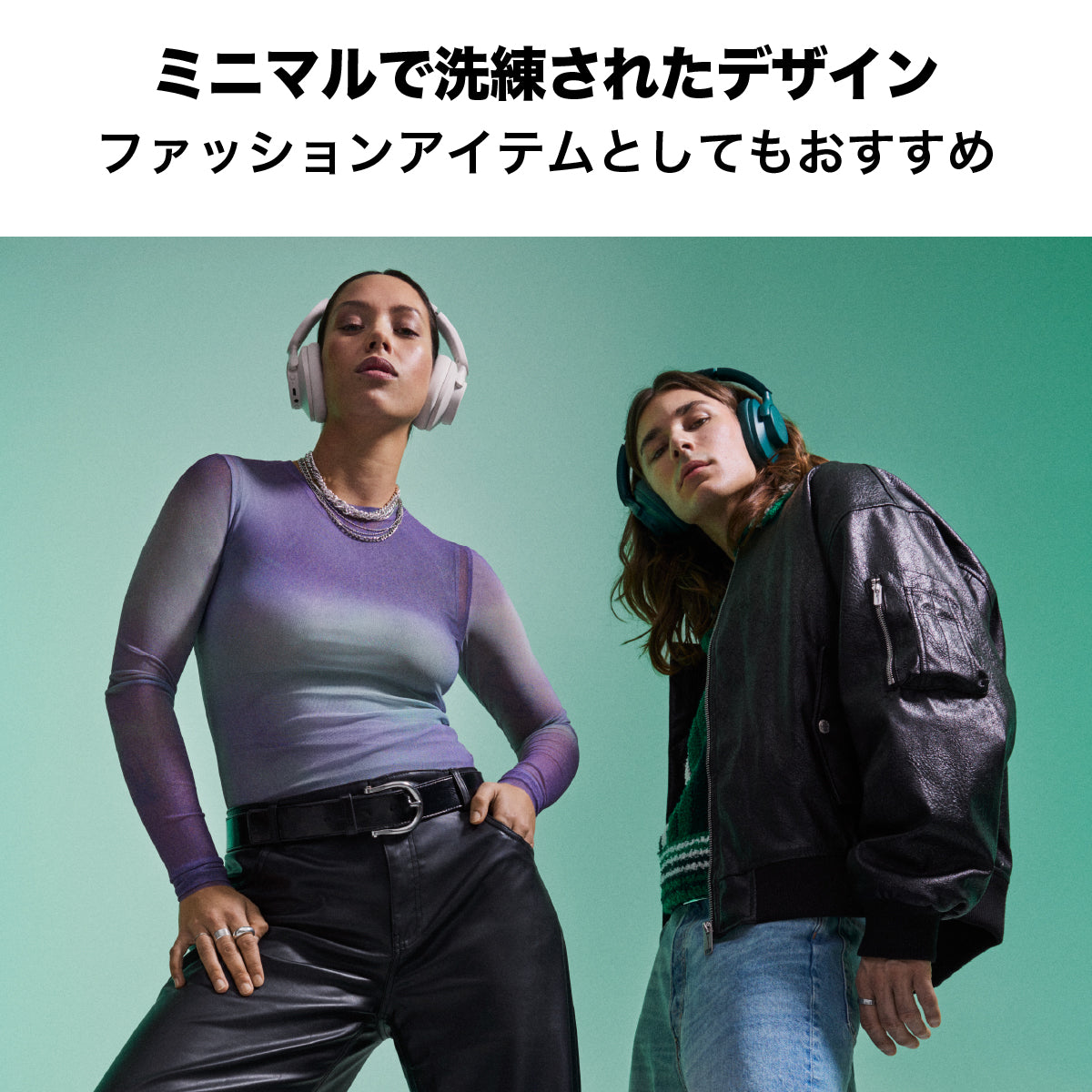 ワイヤレスヘッドホン VALENCIA ノイズキャンセリング 折りたたみ AUXポート付 パウダーピンク