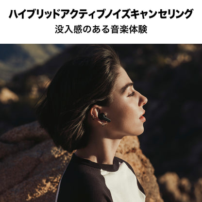 ワイヤレスイヤホン PHOENIX〔フェニックス〕 TWS ミッドナイトブラック