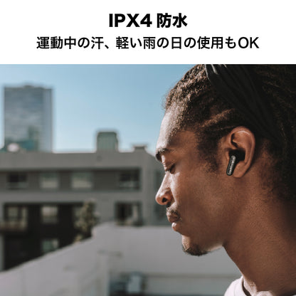 ワイヤレスイヤホン PHOENIX〔フェニックス〕 TWS ミッドナイトブラック