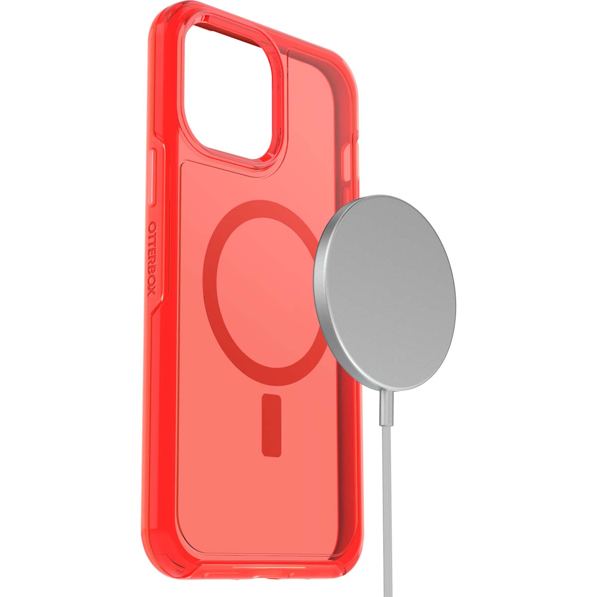 iPhone13ProMaxケース SYMMETRY PLUS CLEAR インザレッド