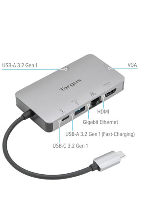 USBドッキングステーション 100W PD対応USB-C 4K HDMI/VGA